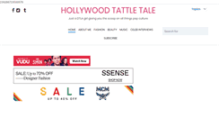 Desktop Screenshot of hollywoodtattletale.com