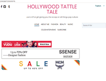 Tablet Screenshot of hollywoodtattletale.com